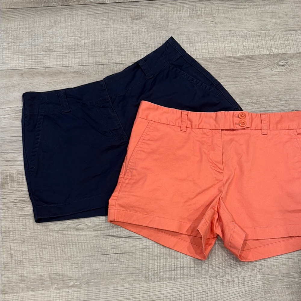 Vineyard Vines Coral and Navy Women's Shorts